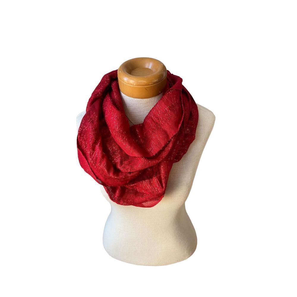 Studio S scarlet red loop scarp NWT infinity scarf NWT